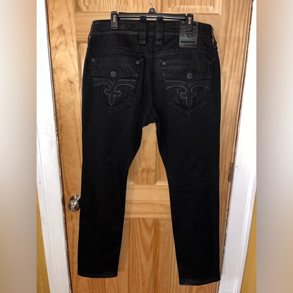 Rock Revival Mens Arther Alternative Straight Jeans RP2311A200 - Picture 6 of 11